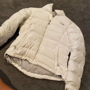 White North Face winter jacket